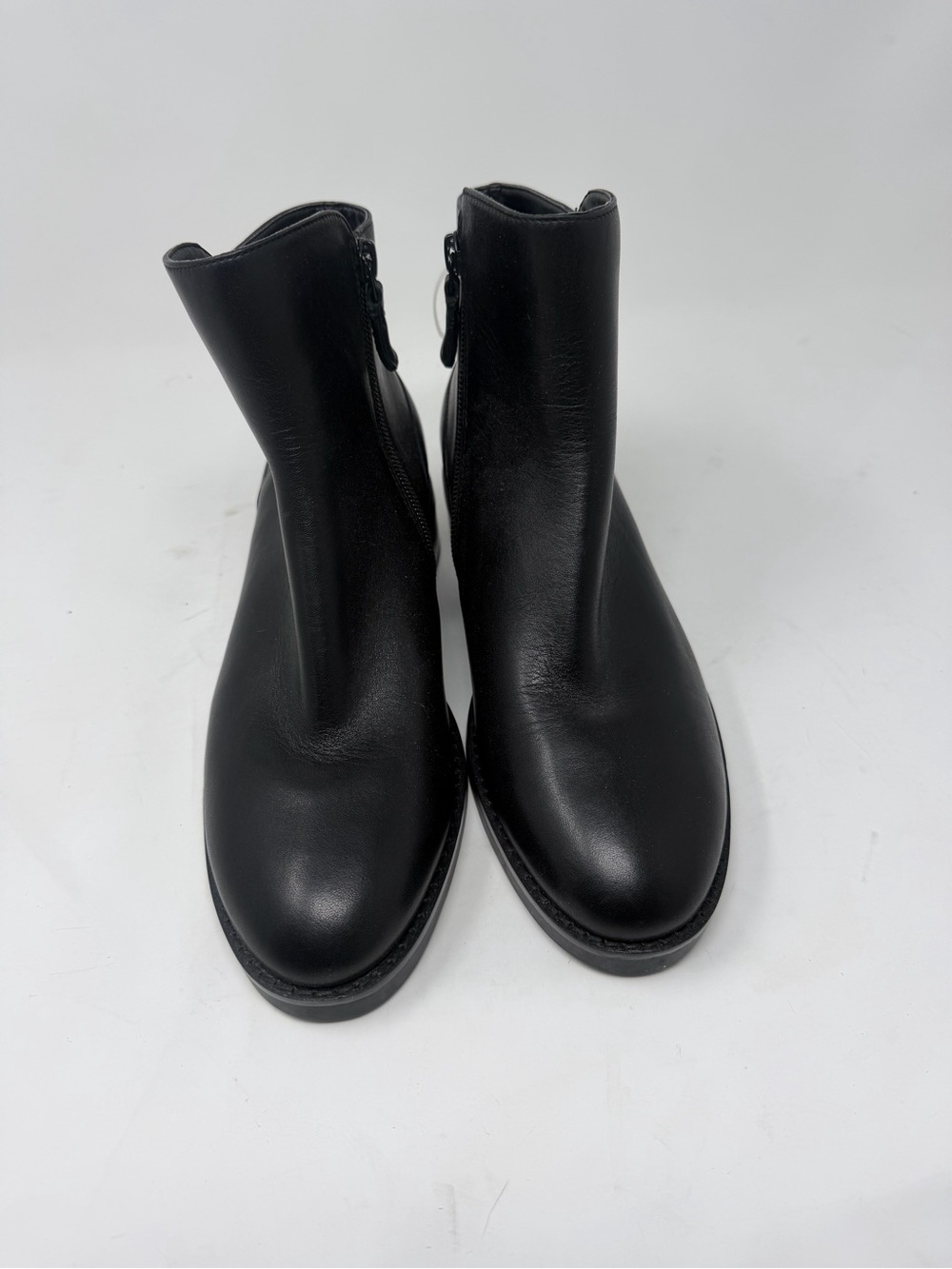 Classic Black Leather Ankle Boots by Cole haan